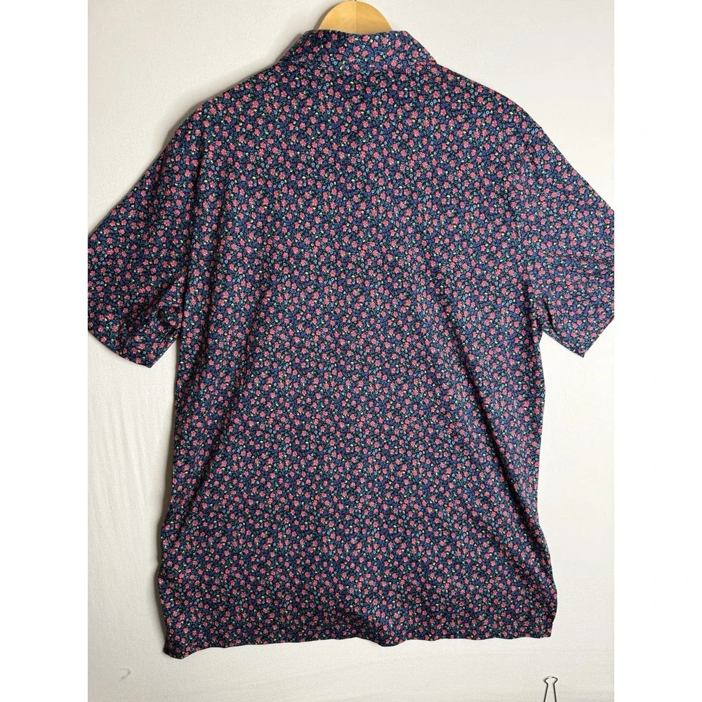 Polo Golf Ralph Lauren All Over Floral Print Polo Shirt Men's Size XL Flowers